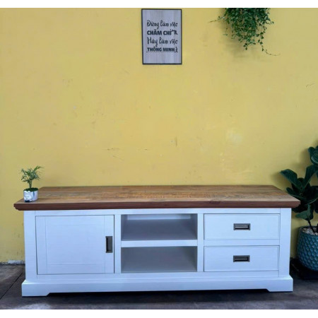 Hamptons TV : Tủ Kệ Ti Vi , CD , VCD - Ngang 1m77